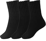 BomKinta Women Winter Solid Boots Socks Thick Warm Wool...