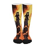RLDOBOFE Firefighter Fireman Flame Compression Stocking...