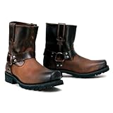 Milwaukee Leather Men's Brown Two-Tone Full Grain...