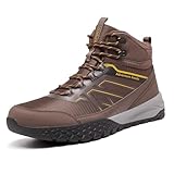 Men's Waterproof Hiking Boots - All-Terrain Breathable...