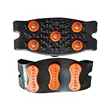 Ice Cleats - 2 Piece Non-Slip Grips for Shoes with...