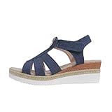 Wedge Sandals for Women Comfortable Low Heel Open Round...