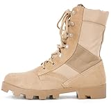QKLMWES Men's High Top Lace Up Work Military Tactical...