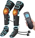 Leg Massager with Air Compression & Heat, Calf & Foot...