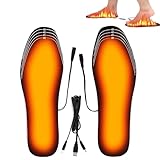 Heated Insoles USB Electric Power Thermal Soles for...