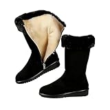 Yansagea Women's Soft Warm Fur Lining Casual Long...