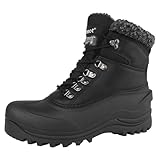 riemot Men's Winter Ankle Boots Waterproof Outdoor Snow...