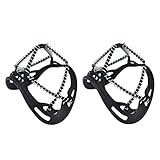 2Pcs Tension Spring Crampons, Ice Cleats Shoe Covers...