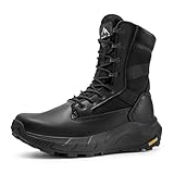 NORTIV 8 Men's Breathable Tactical Military Work Boots...
