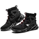 ORISTACO Work Safety Steel Toe Boots, Lightweight...