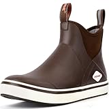 Showave Men's Deck Boots Waterproof Ankle Rubber Rain...