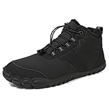Cibenf Women's Winter Barefoot Hiking Boots, Warm Fur...