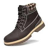ANJOUFEMME Winter Hiking Boots Men Waterproof, Warm...