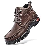 FLYLAND Men's Casual Boots Vintage Leather Ankle Dress...