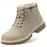 ANJOUFEMME Womens Hiking Snow Winter Boots - Outdoor...