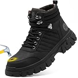 Waterproof Steel Toe Boots For Men-6 Inch Comfortable...