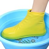 1 Pair Reusable Latex Waterproof Rain Shoes Covers...