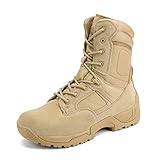 NORTIV 8 Mens Military Tactical Work Boots Hiking Side...