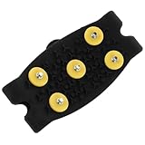 POPETPOP 5-Tooth Silicone Ice Cleats Shoe Spikes...