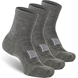 RZTT 3 Pairs 90% Merino Wool Socks for Men Athletic Low...