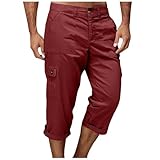 Cambkatl Capris for Men Stretch Athletic Casual Cargo...