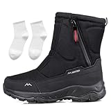 Men’s Waterproof Orthotic Winter Work Boots, Extreme...