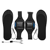 Heated Boot Insoles,Cuttable Thermal Shoe Inserts USB...
