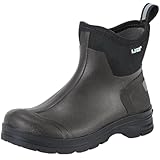 LHG Men's Short Rubber Boots Waterproof Rain Boot...