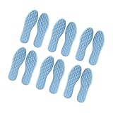 Ciieeo 6 Pairs Blue High Elastic Non-Slip Shoe Insoles...
