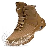 KEFUWU Military Tactical Boots Women Wide Waterproof 6...