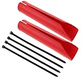 PRETYZOOM Motorcycle Front Fork Boots Protective Cover...