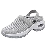 Womens Mesh Sneakers Open Back Slip On Mules...
