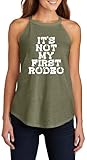 Comical Shirt Ladies It's Not My First Rodeo Triblend...