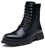 Jousen Men's Boots Fashion High Top Motorcycle Boots...