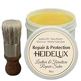 Heidelux Leather Restoration Cream - Repairs Scratches,...