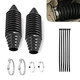Heyzidu 2 PCS Steering Rack Boot Kit, Silicone Inner...