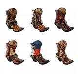 Hobby Lobby Western Cowboy Boot Figurines, Country Chic...