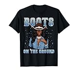 Afro Black Melanin Queen Western Cowgirl Hat Boots On...