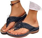 Blue Orthopedic Sandals for Women 2026,Arch Support...