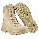 Men's Tactical Boots 8 Inch Side Zipper, Lightweight...