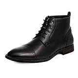 Bruno Marc Men's Dress Ankle Boots Cap Toe Lace-up...