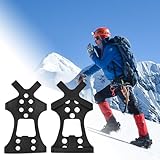 Outdoor Crampons Non-Slip Shoe Covers Adult Hiking...