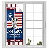 Vintage Stars 4th of July Window Privacy Film,...