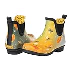 Galleria Enterprises Bee Floral Chelsea Rain Boot