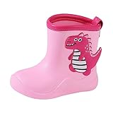 Girls Rain Boots Baby Boys Cute Cartoon Dinosaur...