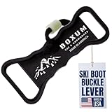 Boxum Ski Boot Buckle Lever Tool & Boot Carrier Strap...