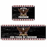 250 Years of Freedom Kitchen Mat Set 2 Pieces...