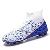 SFHKMJ Men's High-Top Soccer Cleats - Firm Ground &...