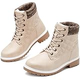 Adokoo Waterproof Ankle Boots for Women Fall Winter...