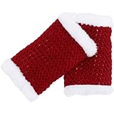 ARTIBETTER Christmas Mesh Thicken Leg Warmers for...